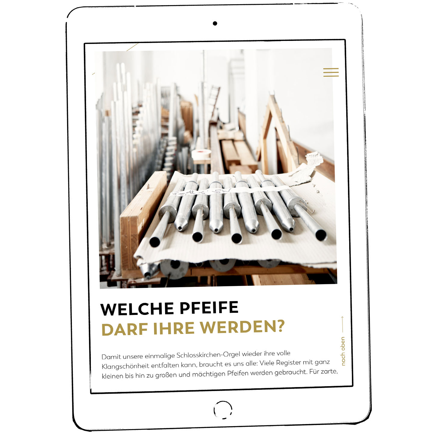 Dokumentation – Renovierung der Schlosskirchen Orgel Friedrichshafen, Oktober 2018